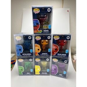 Funko POP! Art Series: Marvel Infinity Saga Infinity Stones Complete Set of 7